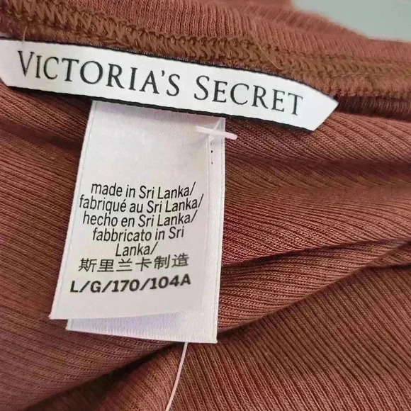 Victoria's Secret Rib Knit Maxi Dress NWT New Size Large - Picture 11 of 11